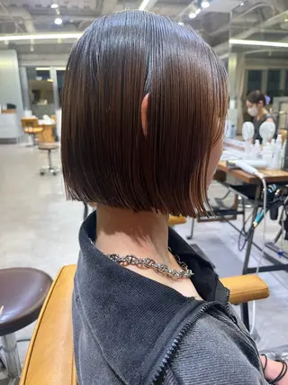 ショート YUI🍊 ボブ/メンズパーマのヘアスタイル