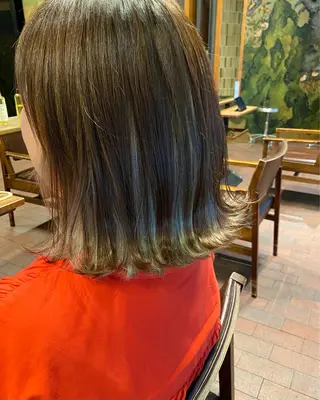 ミディアム 山根 賢樹のヘアスタイル
