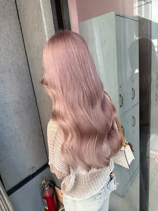 ロング カラー ヘアアレンジ ブリーチ指名 No.1🦋KOKIのヘアスタイル