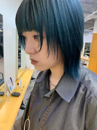 ミディアム カラー AR.MARA サトウヒカルのヘアスタイル