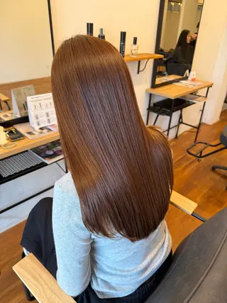 ミディアム 清家 /人生を変える 髪質改善ストレートのヘアスタイル