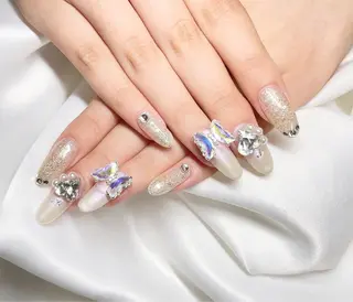 ネイル 23時まで❤︎韓国、 ワンホンネイルのネイルデザイン