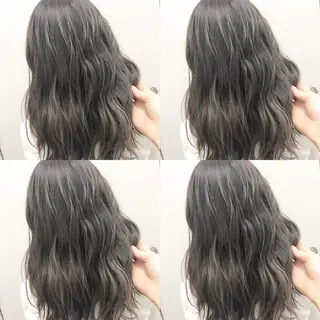 ロング カラー ヘアアレンジ 🫧柔色/トレンド カラー/川辺晴加のヘアスタイル