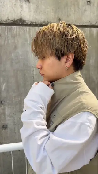 カラー パーマ メンズ 🔥メンズ圧倒的人気 ROOOMEN松田隆のヘアスタイル