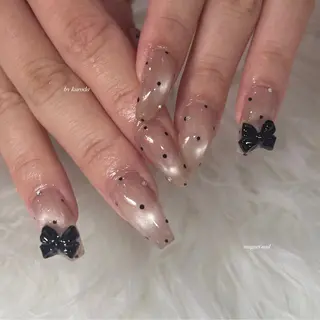 ネイル 透明感ネイル ｜mahiru.のネイルデザイン