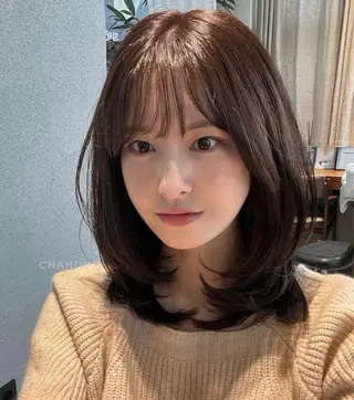 ミディアム カラー 表参道🌿赤み消し カラー/チナツのヘアスタイル