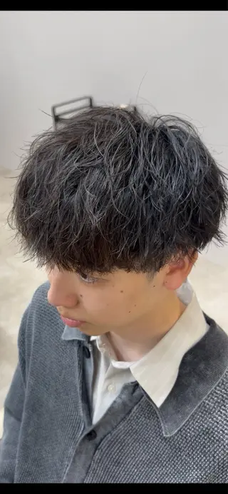 パーマ メンズ カイト/透明感カラー /艶髪のヘアスタイル