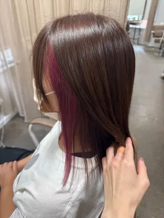 ミディアム TELAHAIR 副店長 永田のヘアスタイル