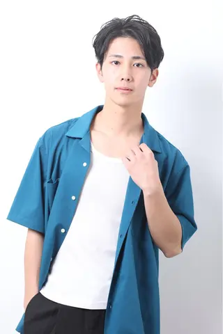 パーマ メンズ 西村 友佑のヘアスタイル