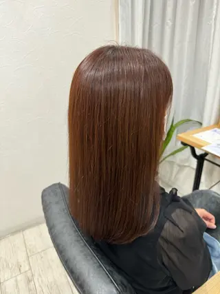 セミロング カラー Az ながいりかのヘアスタイル