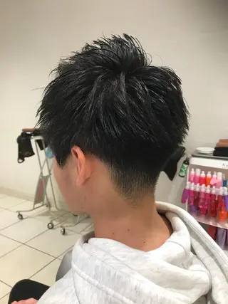 ショート カラー パーマ ヘアアレンジ メンズ キッズ ネイル マツエク・マツパ EnBlesS西宮 マンツーマン神道有基のヘアスタイル