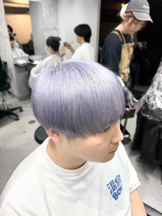 ショート カラー ヘアアレンジ メンズ エクステ/髪質改善 🖤RYUSEI🖤のヘアスタイル