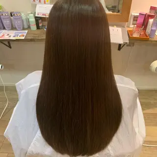 ロング 井上 涼花のヘアスタイル