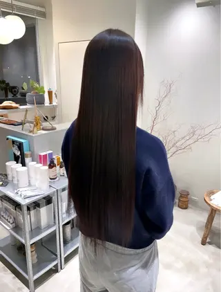 ロング 林 千聖のヘアスタイル