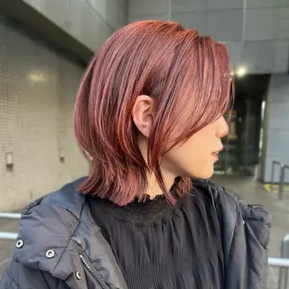ショート たおちゃん／レイヤー ／透明感カラーのヘアスタイル