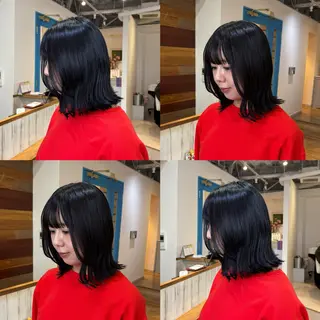 ショート カラー RINNO🌷透明感 カラー/縮毛矯正のヘアスタイル