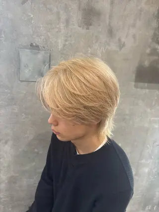 ミディアム カラー メンズ メンズ特化美容師 /HIKARU🔥のヘアスタイル
