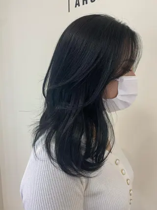 ミディアム カラー 髪質改善サロン 心斎橋ARCHEのヘアスタイル