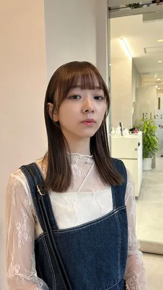 ミディアム 左藤 樹真のヘアスタイル