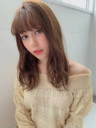 ミディアム カラー ヘアアレンジ 🩰透明感カラー♡ UTA🩰のヘアスタイル