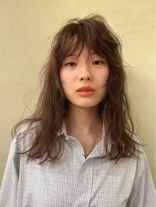 ミディアム 【CITA】 竹田　南生のヘアスタイル