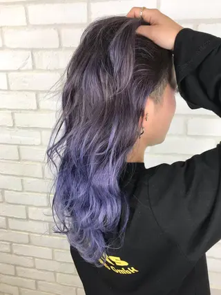 セミロング カラー 小島 侑衣のヘアスタイル