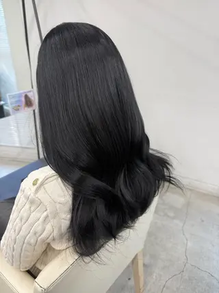 セミロング 韓国🫧髪質改善🫧 縮毛矯正🫧陽菜🫧のヘアスタイル