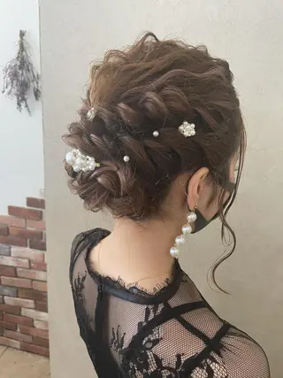 ロング ヘアアレンジ 🦋高瀬寛菜🦋 韓国/ブリーチのヘアスタイル