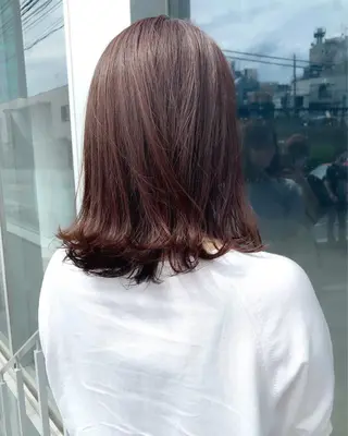ミディアム カラー 垢抜けヘア♡柔らかい カラー/mihoのヘアスタイル