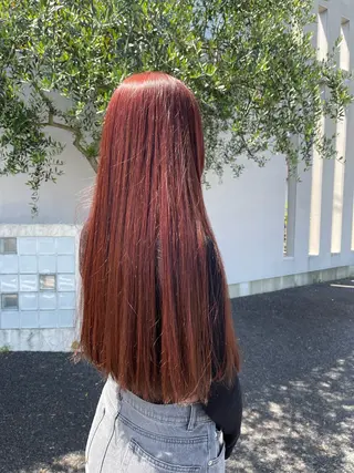 ロング カラー 梶原 真帆のヘアスタイル