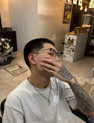 ショート メンズ 森谷 迅のヘアスタイル