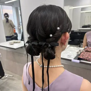 ヘアアレンジ ハイトーン ayane💖のヘアスタイル