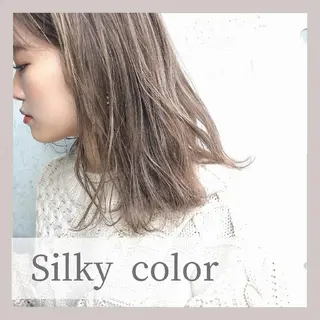 セミロング カラー ヘアアレンジ 竹内啓太 ボブのヘアスタイル