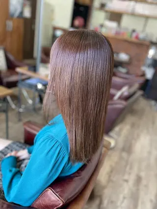 ロング カラー 💎白髪染めも対応 🙆👌山本明菜のヘアスタイル