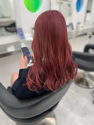セミロング カラー ヘアアレンジ 愛されカラー🩷 はるなのヘアスタイル