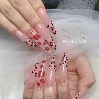 ネイル momo 長さだしのネイルデザイン