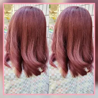 セミロング カラー 田中 孝征のヘアスタイル