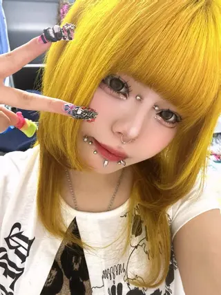 カラー L studio心斎橋店【エルスタジオ】所属・派手髪特化 🪐REN🪐のヘアスタイル