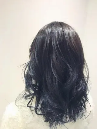 カラー 予約 停止のヘアスタイル