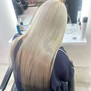 ロング カラー パーマ ヘアアレンジ メンズ 🧨ブリーチー×ボブ レイヤー💎じゅえるのヘアスタイル