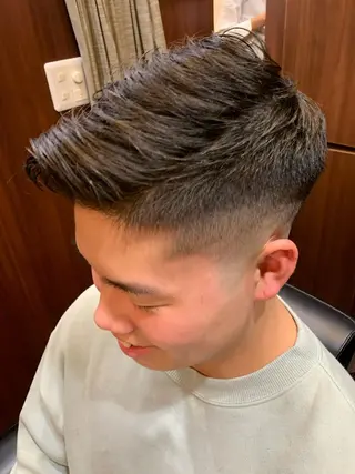ショート メンズ 羽木 隆徒のヘアスタイル