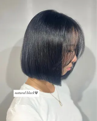 ミディアム カラー 🩶美髪矯正🩶 misakiのヘアスタイル
