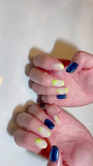 ネイル nail salon ラピスラズリのネイルデザイン