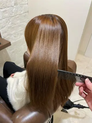 ロング カラー パーマ 佐々木 達也のヘアスタイル