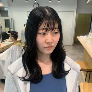 セミロング 本厚木で叶う艶カラー /AYAMI🎀のヘアスタイル