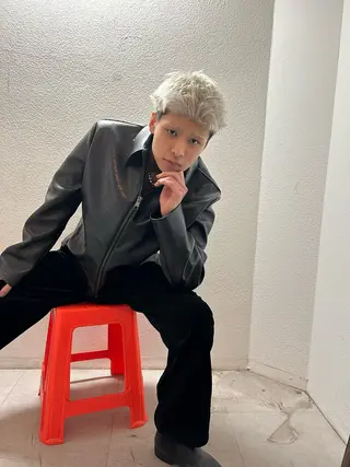 ショート カラー メンズ メンズパーマ✨️村越 雄斗のヘアスタイル