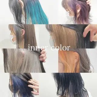 ショート カラー レイヤーカット/ 前髪顔周りカットのヘアスタイル