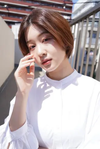 ショート 菅原リキヤ くびれレイヤーヘアのヘアスタイル