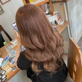 カラー MOMOKA /　Lapis今泉店のヘアスタイル