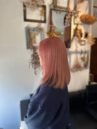 セミロング カラー 大人女性の艶カット カラー/菊池柊真🌟のヘアスタイル